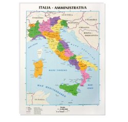 CWR 09343 geographical map Italy
