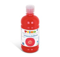 Primo 202BR500300 colore a tempera 500 ml Bottiglia Rosso