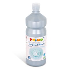 Primo 204BR1000910 colore a tempera 1000 ml Bottiglia Argento