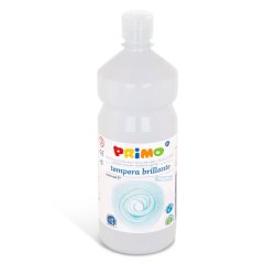 Primo 204BR1000100 colore a tempera 1000 ml Bottiglia Bianco