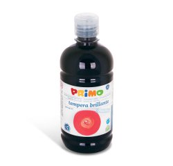 Primo 202BR500800 colore a tempera 500 ml Bottiglia Nero