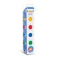 Primo 225TD6E washable finger paint Black, Blue, Green, Red, White, Yellow