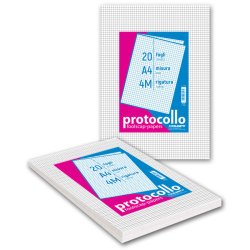 Blasetti 2239 writing notebook A4 20 sheets White