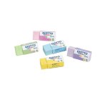 Giotto Pastel gomma per cancellare Elastomero Termoplastico (TPE) Verde, Giallo, Blu, Rosa, Viola 120 pz