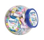 Giotto Pastel gomma per cancellare Elastomero Termoplastico (TPE) Verde, Giallo, Blu, Rosa, Viola 120 pz