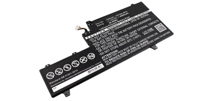 DLH Batterie Li-Pol 11.55V 4900mAh 57Wh - 0M03XL / OM03XL / OMO3XL / 863167-171 / 863167-1B1 / 863280-855 / HSN-I04C / HSTNN-IB70 / HSTNN-IB7O / OM03057XL
