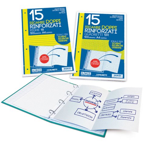 Blasetti 6423 notebook filler paper 210 x 297 mm (A4) 15 sheets