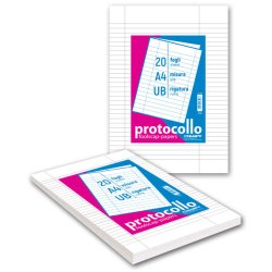 Blasetti 6500 writing notebook A4 20 sheets White