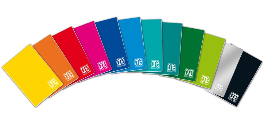 Blasetti One Color MAXI writing notebook A4 31 sheets Multicolour