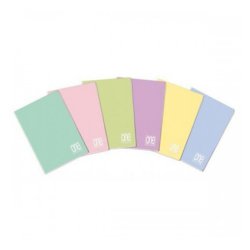 Blasetti One Color Pastel writing notebook 21 sheets Multicolour