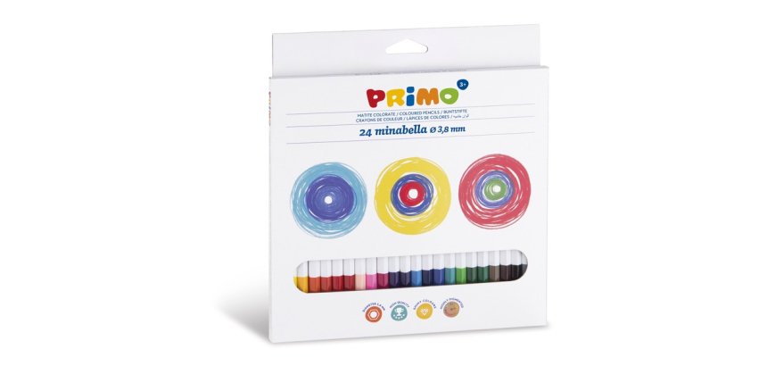 Primo 523MINAB24 colour pencil Multicolour 24 pc(s)