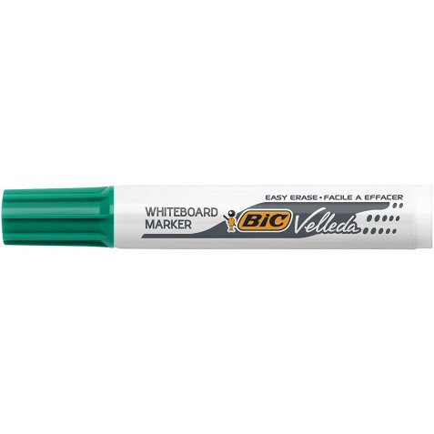 Marqueur effaçable Bic Velleda 1791 pointe biseau 1,9 mm vert