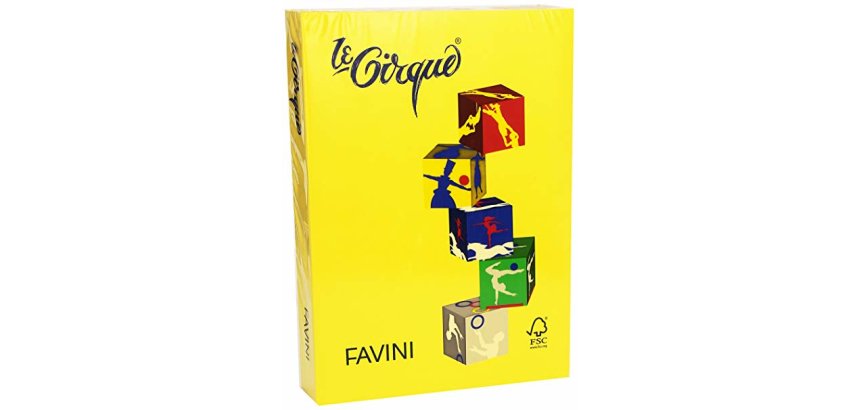 Favini Le Cirque carta inkjet A3 (297x420 mm) 500 fogli Giallo