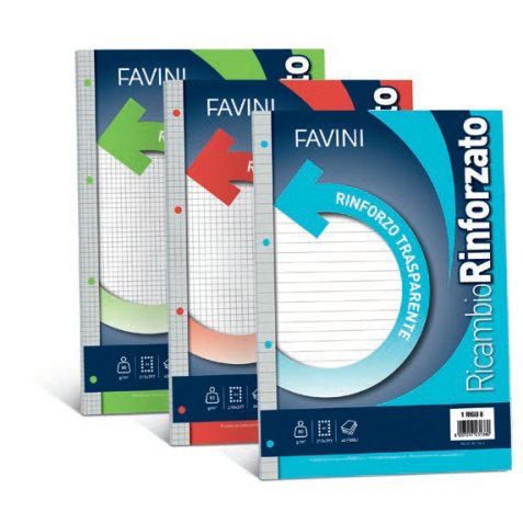 Favini Ricambio Rinforzato writing notebook A4 40 sheets Multicolour