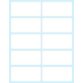 Tico E-5828 self-adhesive label Rectangle Permanent White 100 pc(s)
