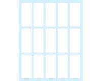 Tico E-4820 self-adhesive label Rectangle Permanent White 150 pc(s)