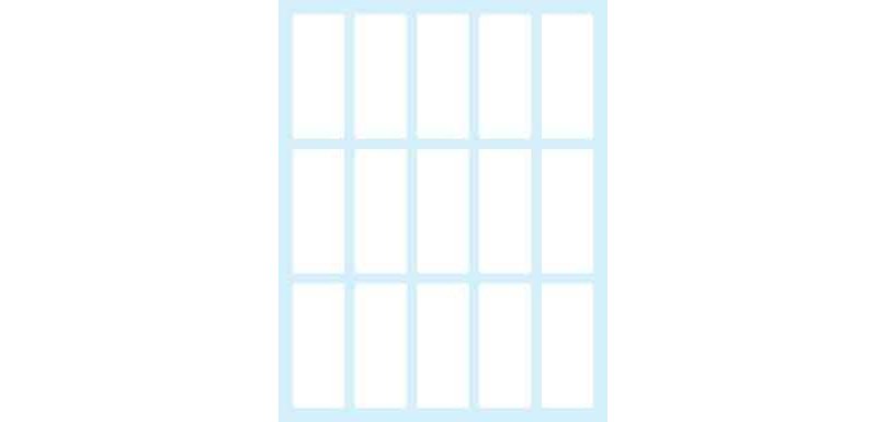 Tico E-4820 etichetta autoadesiva Rettangolo Permanente Bianco 150 pz