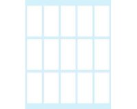 Tico E-4622 self-adhesive label Rectangle Permanent White 150 pc(s)