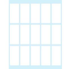 Tico E-4622 self-adhesive label Rectangle Permanent White 150 pc(s)