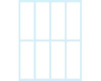 Tico E-7527 self-adhesive label Rectangle Permanent White 80 pc(s)