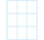 Tico E-4937 etichetta autoadesiva Rettangolo Permanente Bianco 90 pz