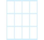 Tico E-4828 printer label White Self-adhesive printer label