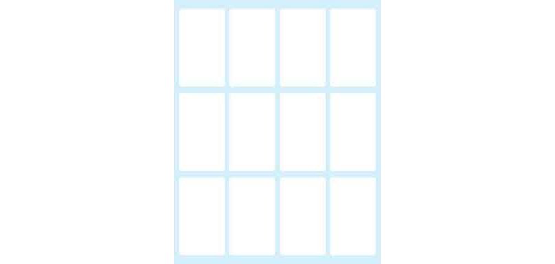 Tico E-4828 printer label White Self-adhesive printer label