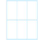 Tico E-7438 self-adhesive label Rectangle Permanent White 60 pc(s)