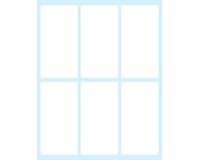 Tico E-7438 self-adhesive label Rectangle Permanent White 60 pc(s)