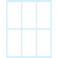 Tico E-7438 self-adhesive label Rectangle Permanent White 60 pc(s)