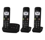 Panasonic KX-TGU133EXB telephone Analog/DECT telephone Black
