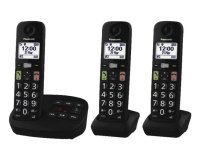 Panasonic KX-TGU133EXB telephone Analog/DECT telephone Black