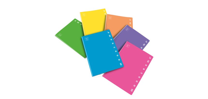 Pigna Fluo writing notebook A4 40 sheets Multicolour