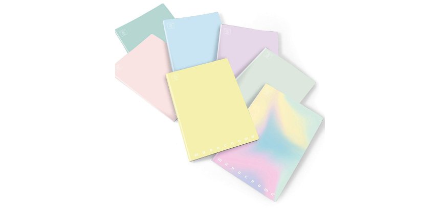 Pigna CF10QUADERNI MONOCR PASTEL A4 80 0Q quaderno per scrivere 40 fogli Multicolore