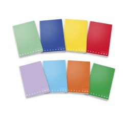 Pigna Quaderno Monocromo A4 quadretti 4mm per elementari/medie colori assortiti