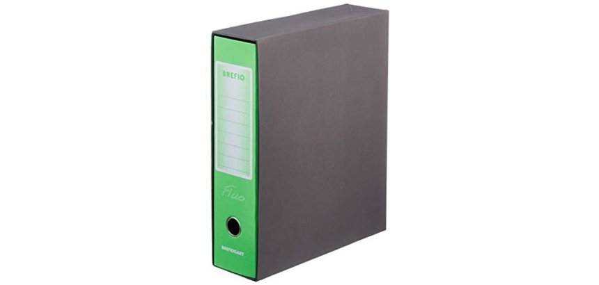 Brefiocart Brefio Fluo ring binder A4 Black, Green