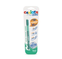 Carioca 43036/04 penna gel Medio Penna in gel con cappuccio Verde 1 pz