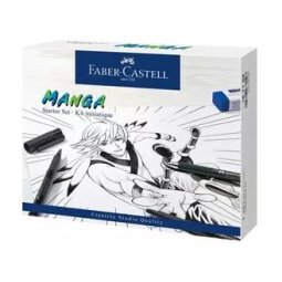 FABER-CASTELL Feutre PITT artist pen, kit de démarrage Manga