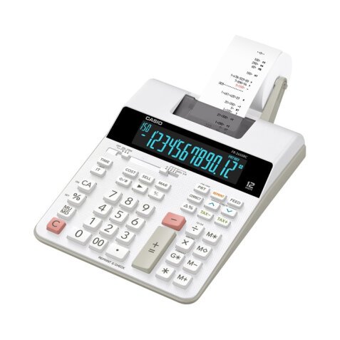 Casio FR-2650RC calculadora Escritorio Calculadora de impresión Negro, Blanco