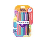 Stylo feutre Paper Mate Flair Tropical écriture moyenne - Pochette de 6