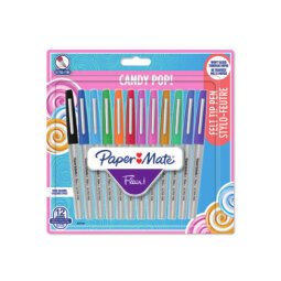 Blister 12 Stylos feutre Flair Ultra Fine. Assortis Candy Pop