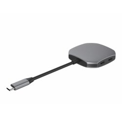 DLH DY-TU5135 hub & concentrateur USB Type-C 10000 Mbit/s Gris