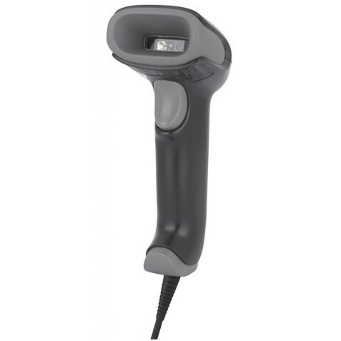 Honeywell Voyager 1470G2D-2USB-R lector de código de barras Lector de códigos de barras portátil 1D/2D Negro, Gris