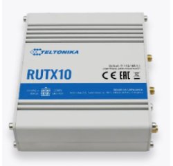 Teltonika RUTX10 routeur sans fil Gigabit Ethernet Bi-bande (2,4 GHz / 5 GHz) Blanc