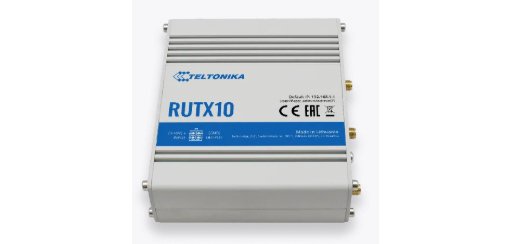 Teltonika RUTX10 routeur sans fil Gigabit Ethernet Bi-bande (2,4 GHz / 5 GHz) Blanc