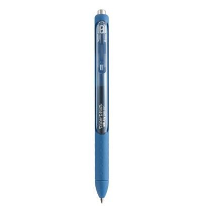 Boîte de 20+4 stylos roller Inkjoy Gel rétractable pointe moyenne 0,7 mm. Encre Bleue