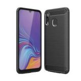 DLH COQUE SILICONE NOIRE POUR SAMSUNG GALAXY A20e (SM-A202)