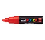 Marqueur peinture posca pc7m pointe large conique encre    inodore couvrante miscible    tous supports coloris rouge
