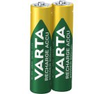 Varta Recharge Accu Power AAA 800 mAh Blister da 2 (Batteria NiMH Accu Precaricata, Micro, ricaricabile, pronta all'uso)