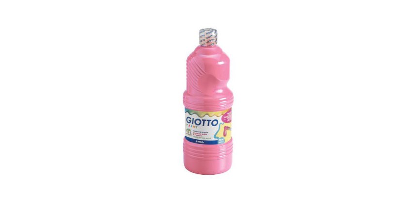 Gouache giotto flacon 1l coloris rose